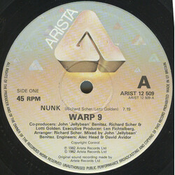 Warp 9 Nunk USED VINYL 12INCH 45 RPM