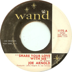 Joe Arnold Share Your Love With Me / Soul Trippin' USED VINYL 7INCH SINGLE 45 RPM
