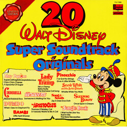 Various 20 Walt Disney Super Soundtrack Originals Vinyl LP USED