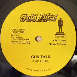 Capleton Gun Talk USED VINYL 12INCH 45 RPM SINGLE