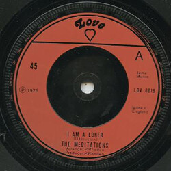 The Meditations (8) I Am A Loner / Lonely Dub USED VINYL 7INCH SINGLE