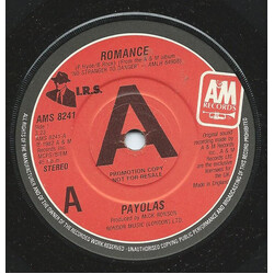 Payola$ Romance USED VINYL 7INCH SINGLE 45 RPM PROMO
