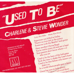 Charlene / Stevie Wonder Used To Be Vinyl 7" USED