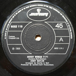 Jerry Butler Moody Woman USED VINYL 7INCH 45 RPM SINGLE