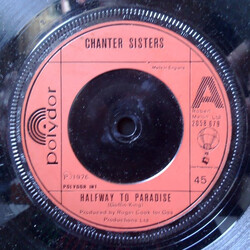 Chanter Sisters Halfway To Paradise USED VINYL 7INCH 45 RPM
