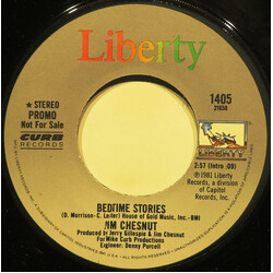 Jim Chesnut Bedtime Stories USED VINYL 7INCH 45 RPM PROMO