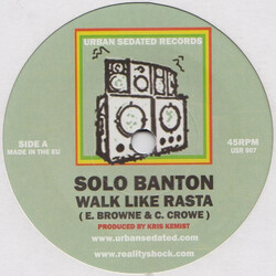 Solo Banton Walk Like Rasta / Dub Like Rasta USED VINYL 7INCH 45 RPM