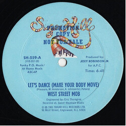 West Street Mob Let's Dance (Make Your Body Move) USED VINYL 12INCH 33 S RPM PROMO