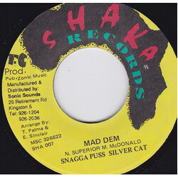 Snagga Puss / Silver Cat (2) Mad Dem USED VINYL 7INCH 45 RPM