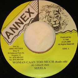 Sizzla Woman Caan Too Much USED VINYL 7INCH 45 RPM