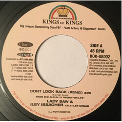 Lady Saw / Iley Dread Dont Look Back (Remix) / Being With You USED VINYL 7INCH 45 RPM SINGLE