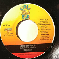 Sizzla Life So Nice USED VINYL 7INCH 45 RPM REPRESS