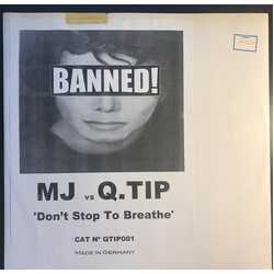 Michael Jackson / Q-Tip Don't Stop To Breathe Vinyl 12" USED