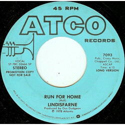 Lindisfarne Run For Home USED VINYL 7INCH 45 RPM PROMO STEREO