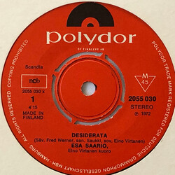 Esa Saario / Eino Virtasen Kuoro Desiderata Vinyl 7" USED