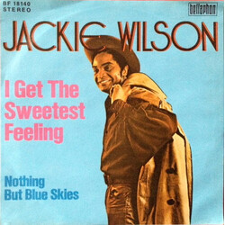 Jackie Wilson I Get The Sweetest Feeling / Nothing But Blue Skies USED VINYL 7INCH SINGLE 45 RPM