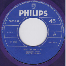 Lucifer's Friend Ride The Sky / Horla USED VINYL 7INCH 45 RPM SINGLE STEREO