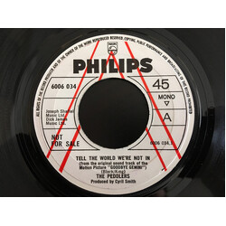 The Peddlers Tell The World We're Not In USED VINYL 7INCH 45 RPM SINGLE PROMO