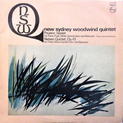 New Sydney Woodwind Quintet Nielsen Quintet Op. 43 / Poulenc Sextet Vinyl LP USED