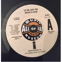 Ernie K-Doe Let Me Love You USED VINYL 7INCH 45 RPM SINGLE PROMO