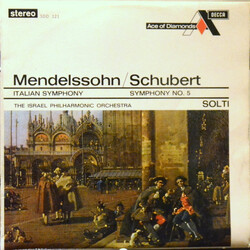 Felix Mendelssohn-Bartholdy / Franz Schubert / Georg Solti / Israel Philharmonic Orchestra Italian Symphony / Symphony No. 5 Vinyl LP USED