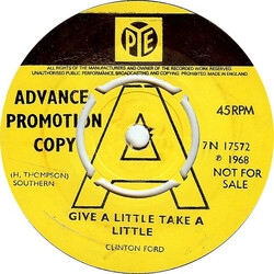 Clinton Ford Give A Little Take A Little USED VINYL 7INCH 45 RPM PROMO MONO