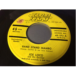 Joe Loco And His Quintet Band Stand Mambo USED VINYL 7INCH 45 RPM SINGLE