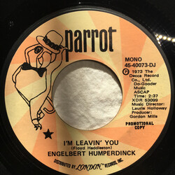 Engelbert Humperdinck I'm Leavin' You USED VINYL 7INCH 45 RPM SINGLE PROMO STEREO MONO