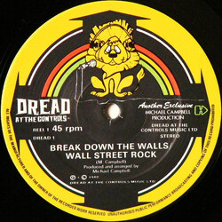 Mikey Dread Break Down The Walls / The Jumping Master VINYL 12" USED