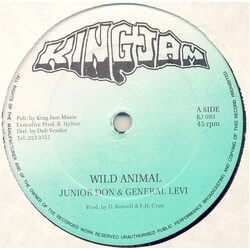 Junior Don / General Levy Wild Animal USED VINYL 12INCH 45 RPM