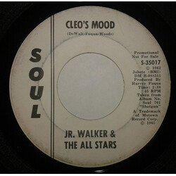 Junior Walker & The All Stars Cleo's Mood / Baby You Know You Ain't Right USED VINYL 7INCH 45 RPM SINGLE PROMO