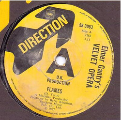 Elmer Gantry's Velvet Opera Flames USED VINYL 7INCH 45 RPM SINGLE PROMO