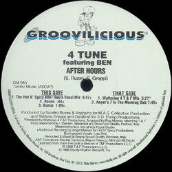 4Tune / Ben (3) Afterhours VINYL 12" USED