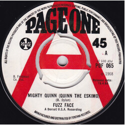 Fuzzface (4) Mighty Quinn / Voices from the Sky USED VINYL 7INCH 45 RPM SINGLE PROMO
