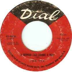 Joe Tex A Woman Can Change A Man USED VINYL 7INCH SINGLE 45 RPM