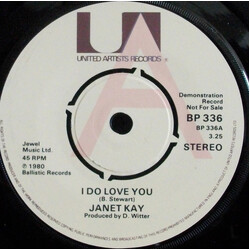 Janet Kay / D-Roy Band I Do Love You / Trench Town Skank USED VINYL 7INCH 45 RPM SINGLE PROMO REISSUE