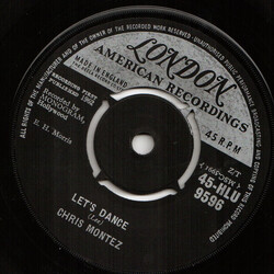 Chris Montez Let's Dance VINYL 7" USED