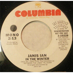 Janis Ian In The Winter USED VINYL 7INCH 45 RPM PROMO MONO STEREO