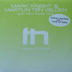 Mark Knight & Martijn ten Velden Acid Test / Piano Test USED VINYL 12INCH 45 RPM