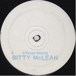 Bitty Mclean It Keeps Raining / True. True. True. USED VINYL 12INCH 45 RPM MAXI-SINGLE PROMO WHITE LABEL