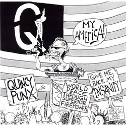 Quincy Punx / Rejects My America! / Not Human USED VINYL 7INCH 33 S RPM