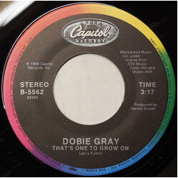 Dobie Gray That's One To Grow On USED VINYL 7INCH 45 RPM SINGLE STEREO