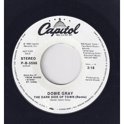 Dobie Gray The Dark Side Of Town (Remix) USED VINYL 7INCH 45 RPM PROMO STYRENE STEREO