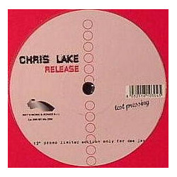 Chris Lake Release USED VINYL 12INCH LIMITED EDITION TEST PRESSING