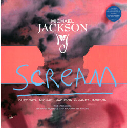 Michael Jackson / Janet Jackson Scream (The Remixes By David Morales And Naughty By Nature) VINYL 12" USED