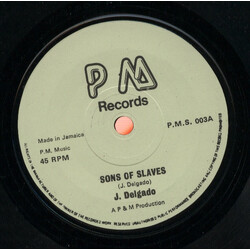 Junior Delgado / The Congos Sons Of Slaves / At The Feast USED VINYL 7INCH 45 RPM