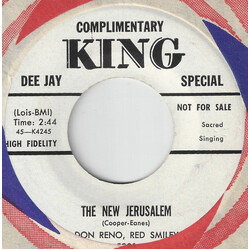 Reno And Smiley The New Jerusalem USED VINYL 7INCH 45 RPM PROMO
