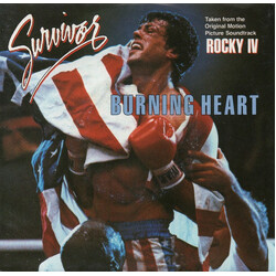 Survivor Burning Heart USED VINYL 7INCH 45 RPM