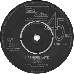 Syreeta Harmour Love  VINYL 7" USED
