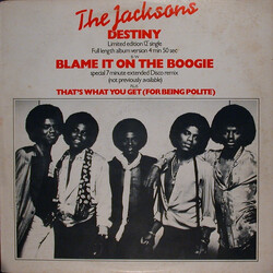 The Jacksons Destiny USED VINYL 12INCH 45 RPM SINGLE LIMITED EDITION STEREO